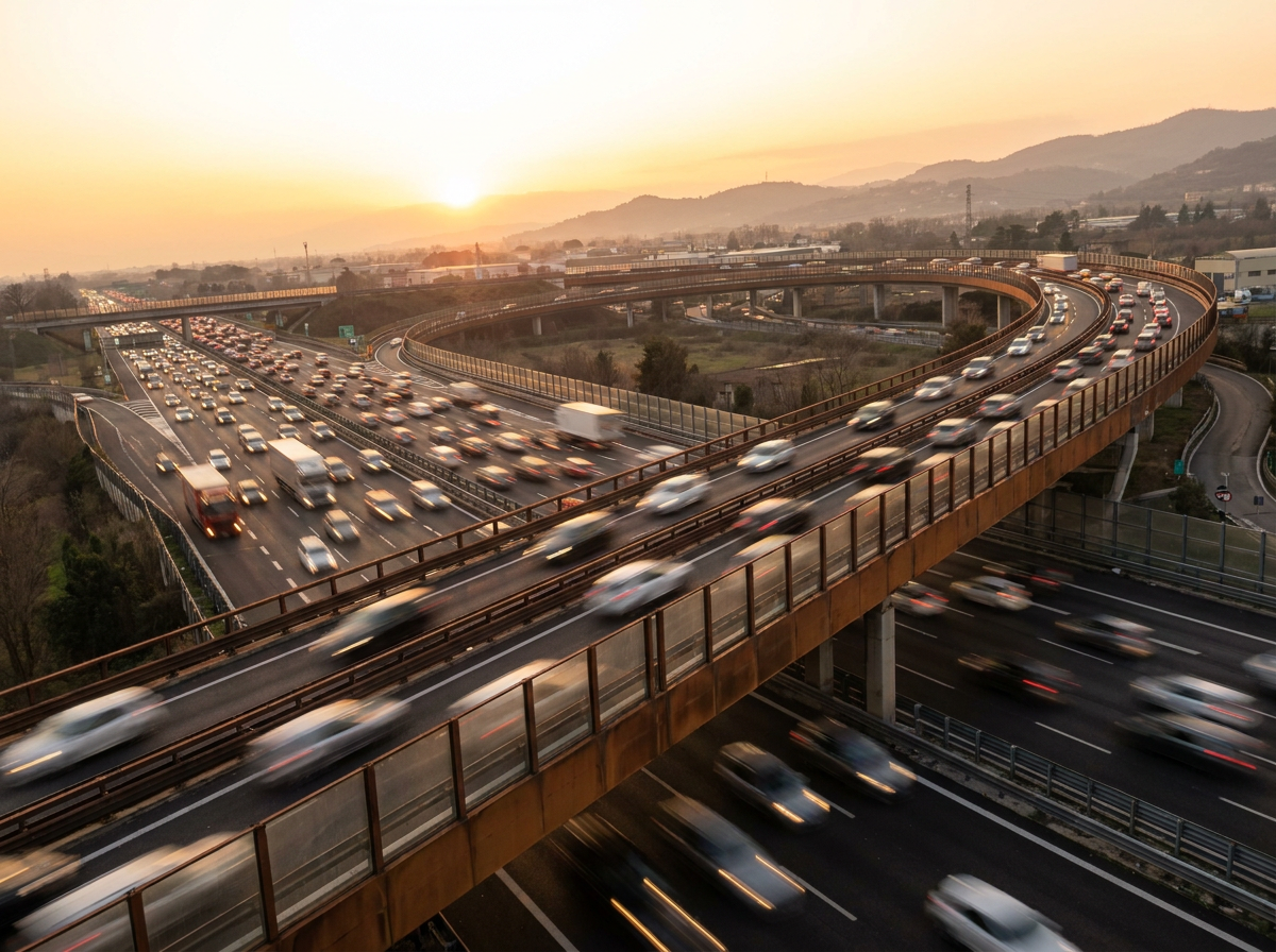 Esodo estivo: 22 milioni di veicoli in viaggio, flussi regolari sulla rete nazionale