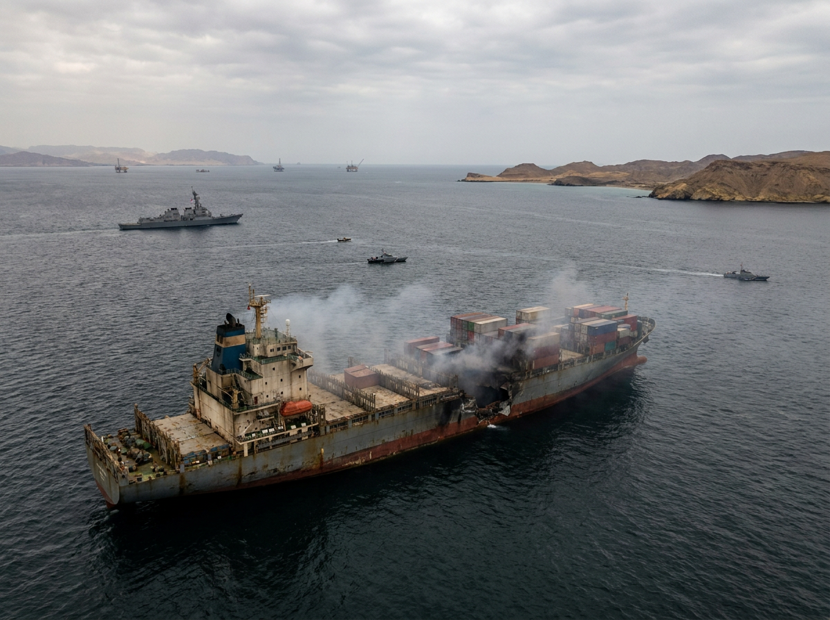 Stretto di Hormuz: missile colpisce nave degli Emirati, tensione alta tra Usa e Pasdaran