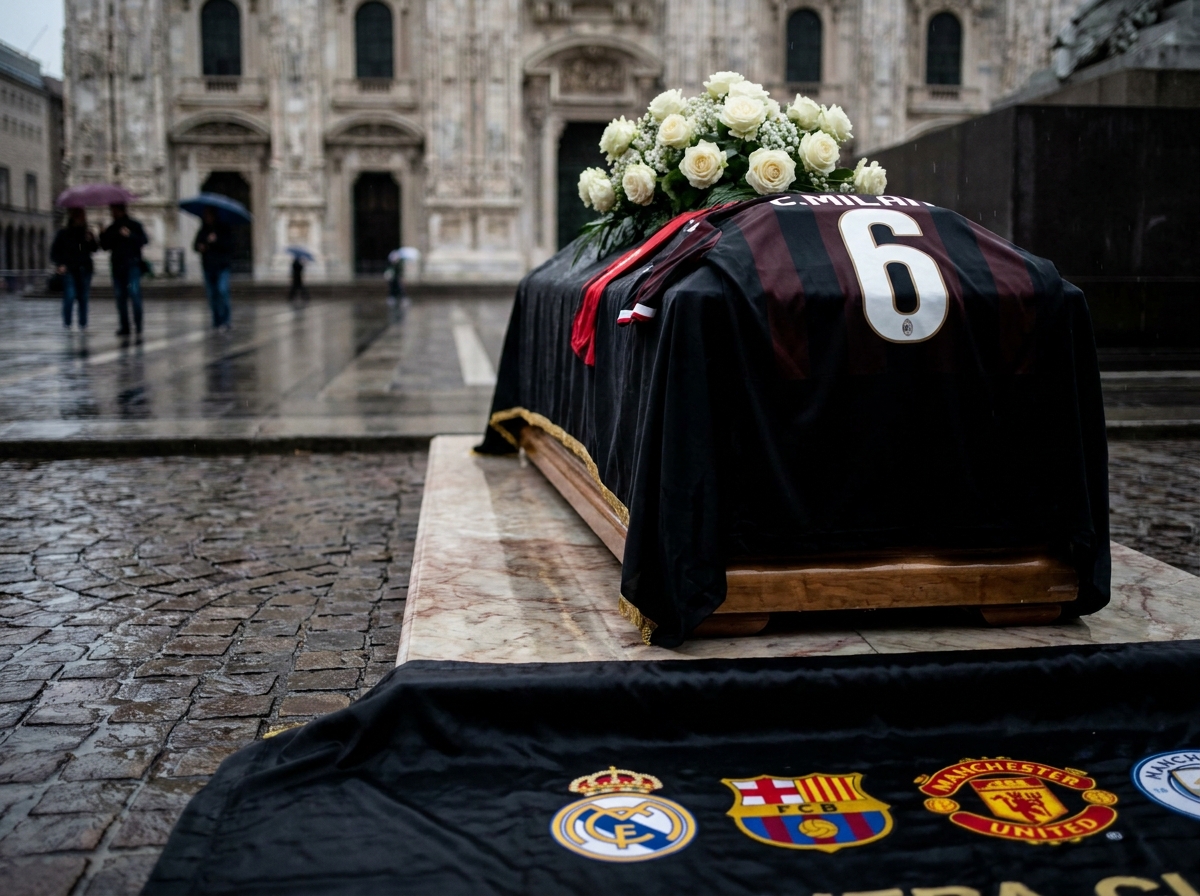 Milano si ferma per Franco Baresi: domani i funerali con i grandi club mondiali