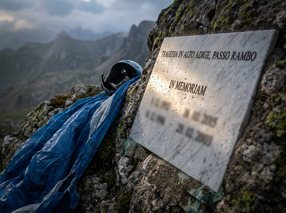 Tragedia in Alto Adige: cade con il parapendio e muore presso Passo Rambo
