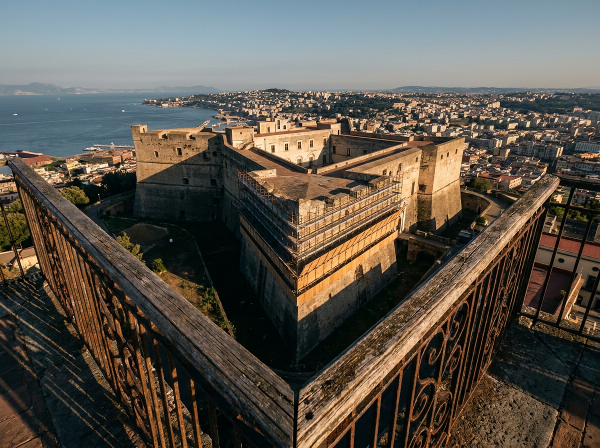Castel Sant'Elmo riapre lunedì dopo il crollo del muro esterno