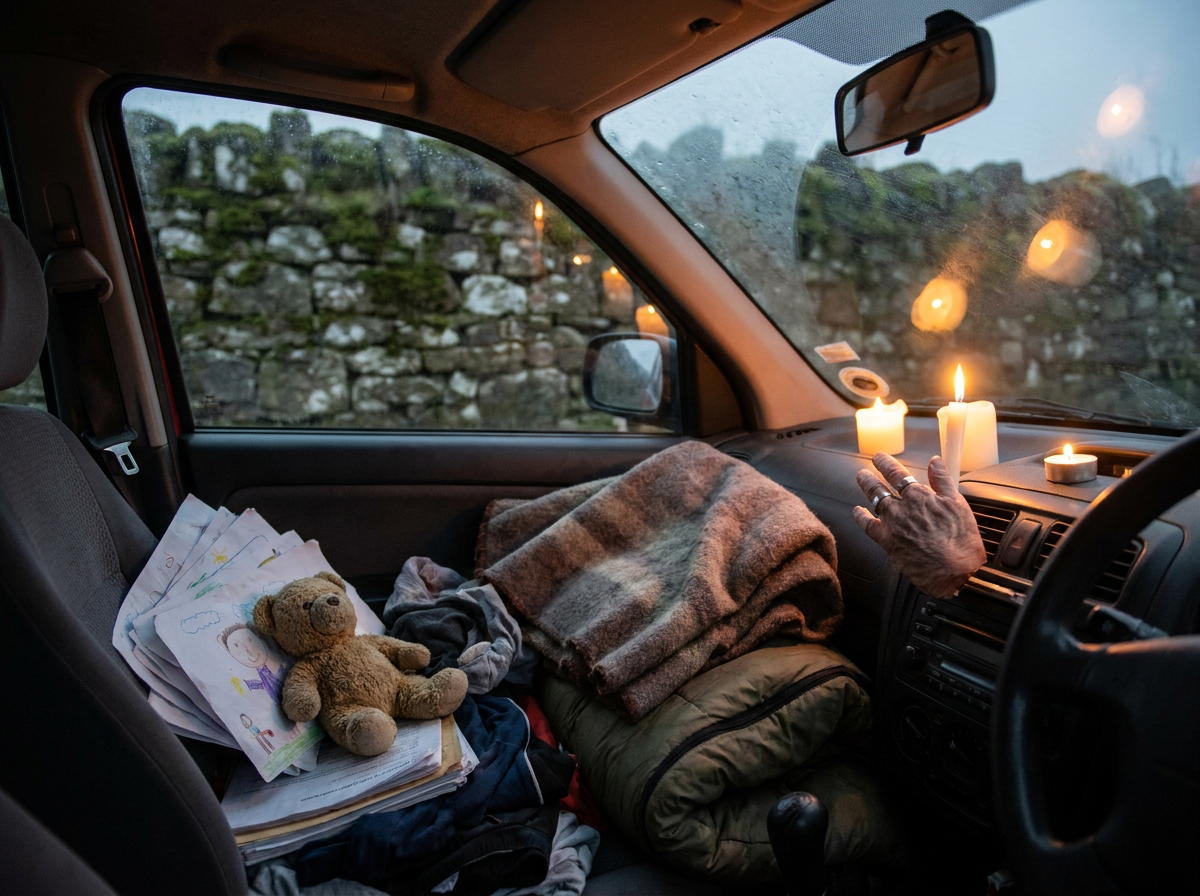 Cristina vive in auto dopo lo sfratto: la lotta per riavere i suoi figli