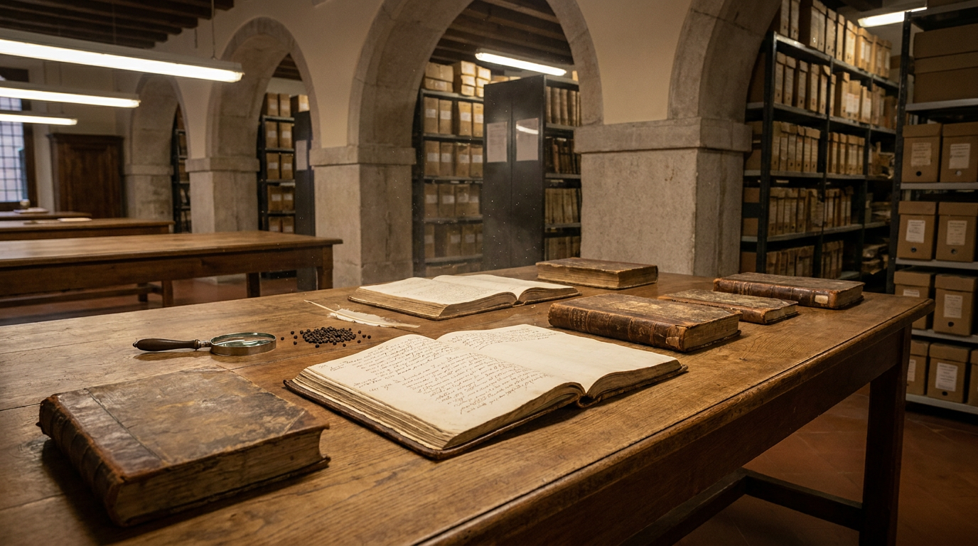 I registri del pepe a Rialto: la digitalizzazione dell'Archivio dei Frari svela il credito del Cinquecento
