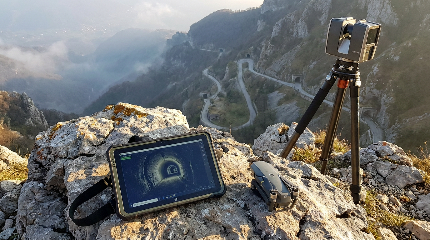 Monte Pasubio: la Strada delle 52 Gallerie diventa un laboratorio di ingegneria e conservazione digitale