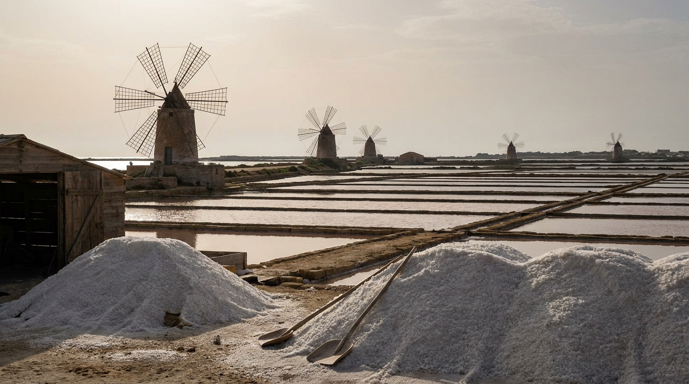L'Ingegneria Idraulica delle Saline di Trapani: Il Valore Tecnico del Sale Integrale d'Agosto