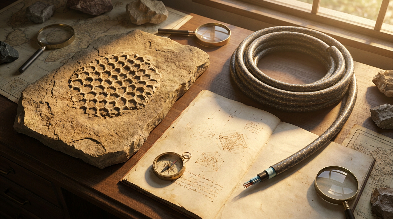Dai disegni di Leonardo da Vinci alle reti dei fondali oceanici: lo studio dell'Università di Cagliari su Paleodictyon