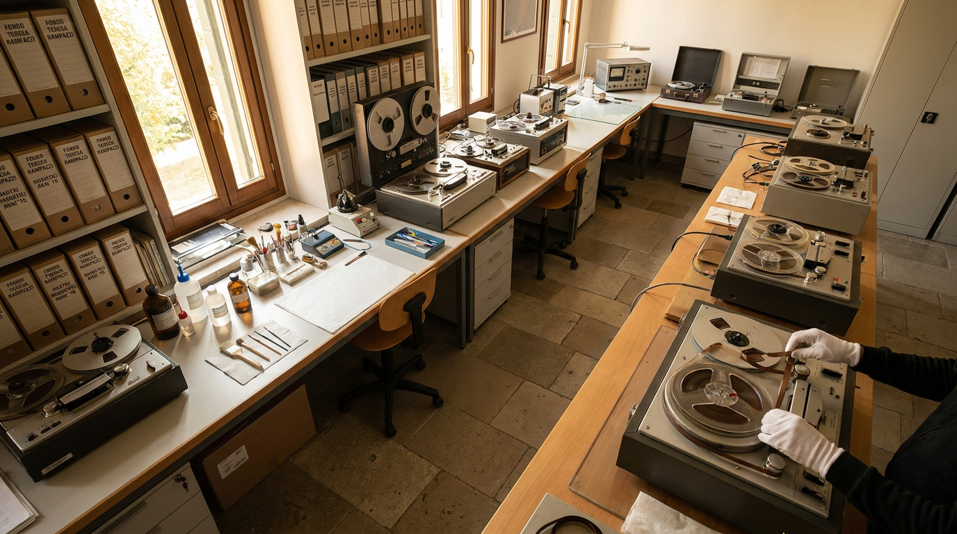 Il restauro dei nastri magnetici al Centro di Sonologia Computazionale dell'Università di Padova