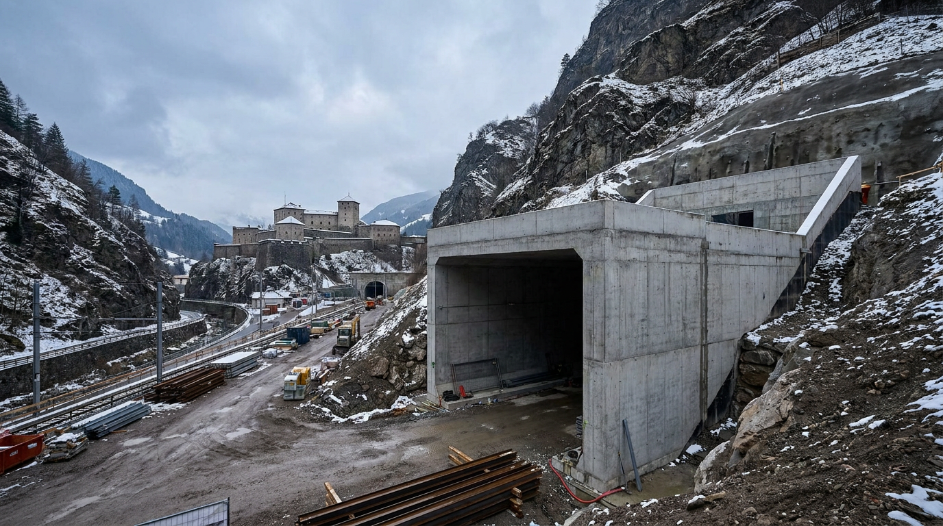 La nuova ferrovia transalpina del Brennero: ingegneria sotterranea e riorganizzazione dei viaggi tra Innsbruck e Fortezza