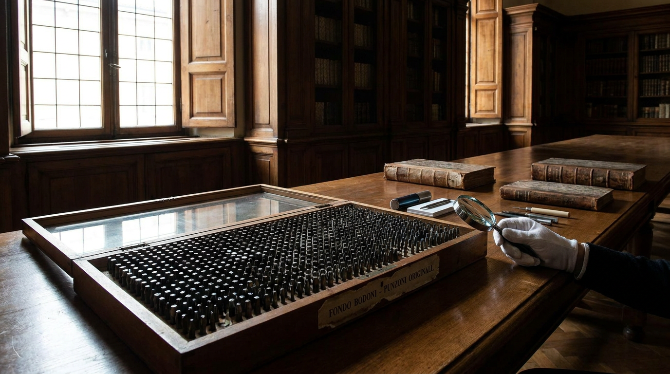La riapertura del Fondo Bodoni a Parma: come i punzoni in acciaio del Settecento guidano il font design contemporaneo