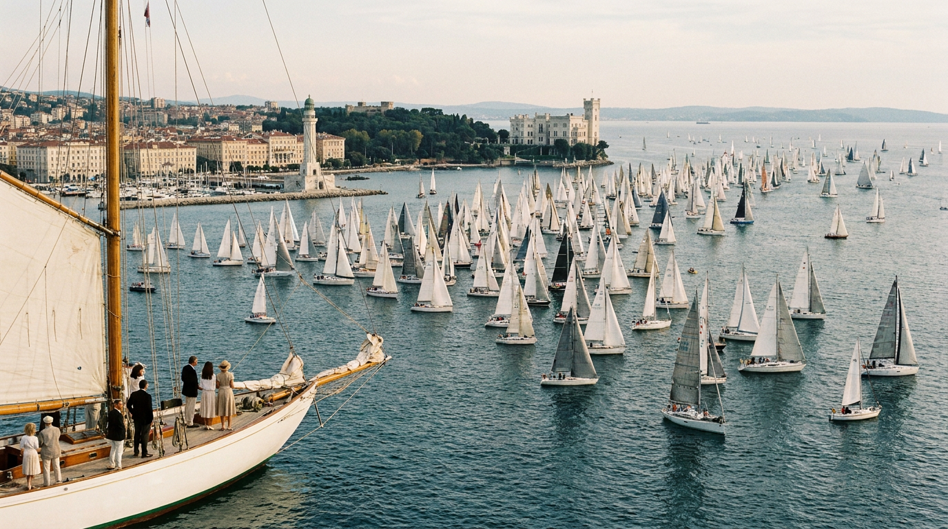 Barcolana, quando il mare si riempie di vele